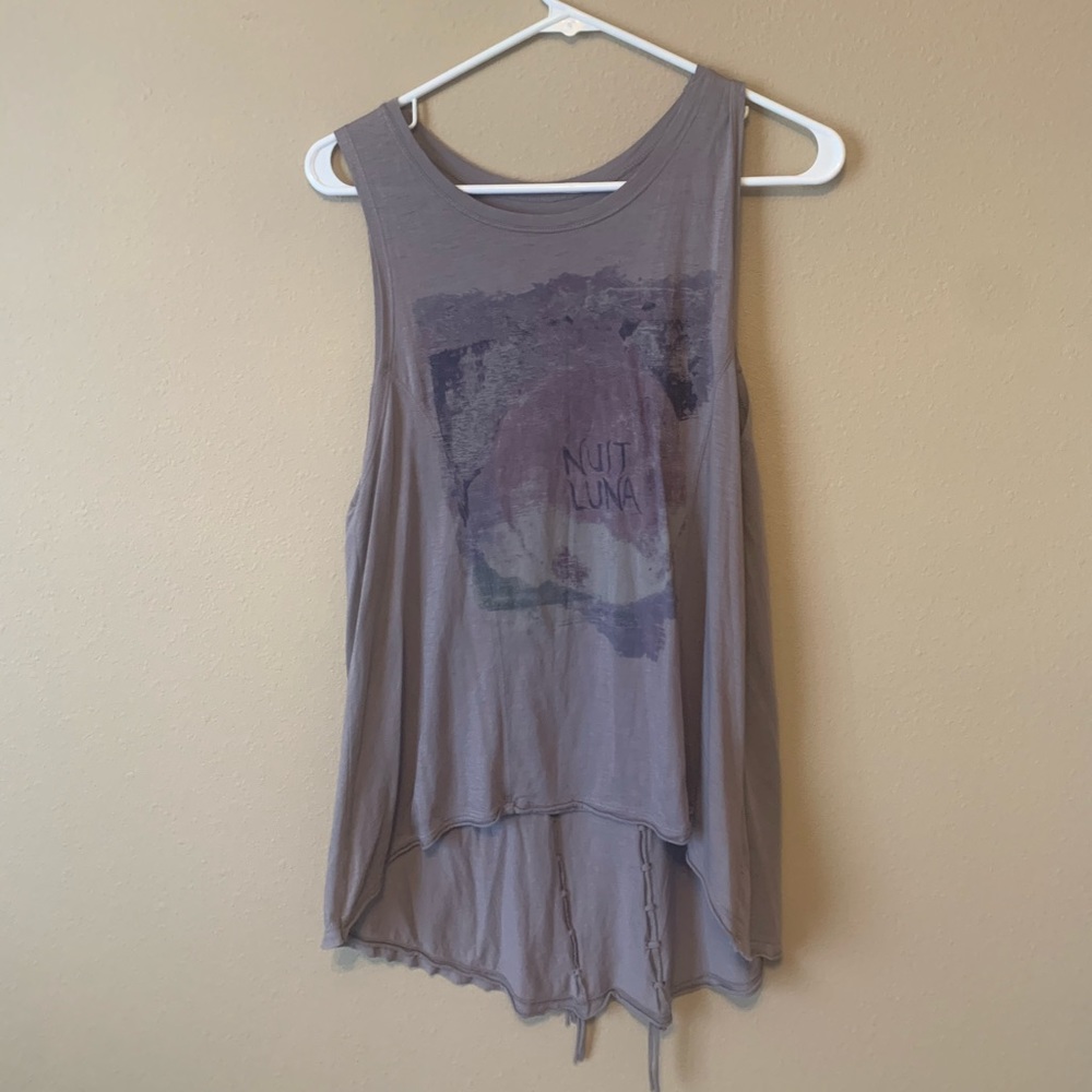 Free People Nuit Luna Fringe Tank XS - Picture 3 of 4
